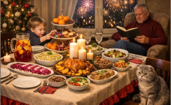 Современные скатерти и альтернативы: чем заменяют клеенку и вышивку в интерьере кухни в 2026 году Современные скатерти и альтернативы: чем заменяют клеенку и вышивку в интерьере кухни в 2026 году